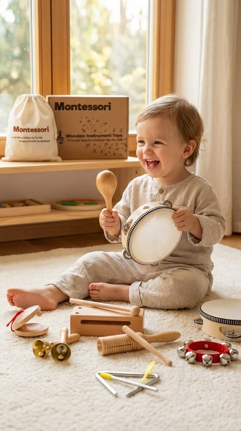 Montessori Musikinstrumenten Set 10