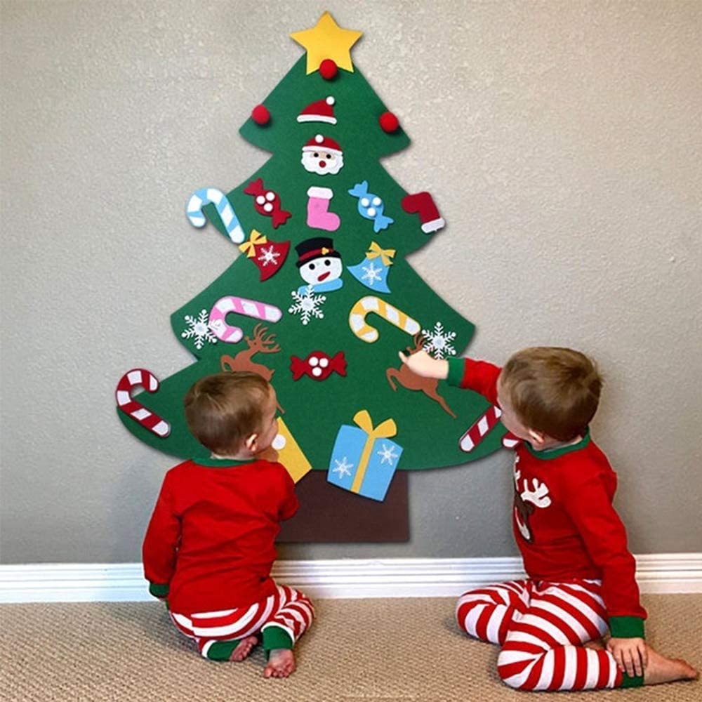 Árbol de Navidad de bricolaje para niños